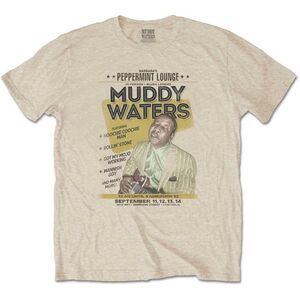 Muddy Waters Unisex Adult Peppermint Lounge Cotton T-Shirt / Sand